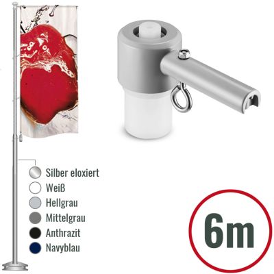 Fahnenmast Ausleger Eco 600cm